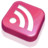 RSS Feed Pink Icon